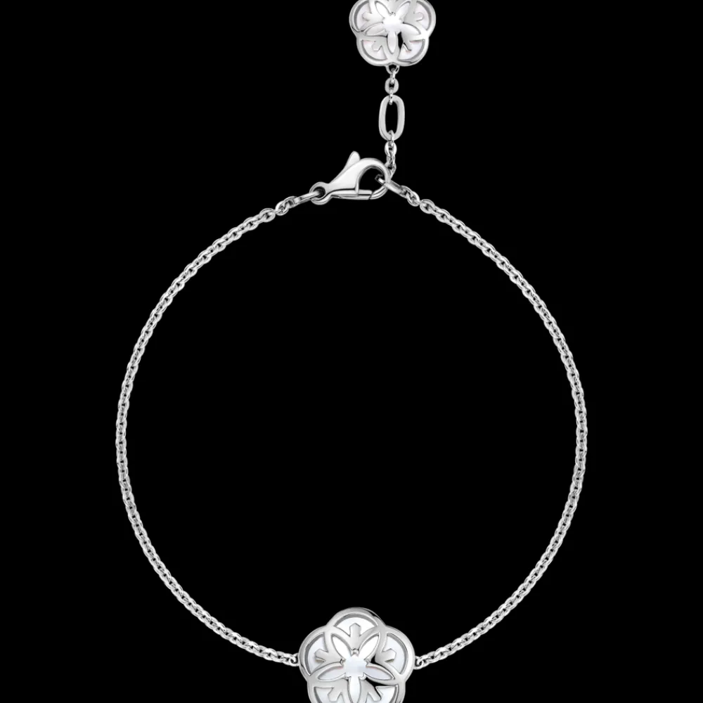 Bracelet, 18k white gold, mother‑of‑pearl^OMEGA Sale
