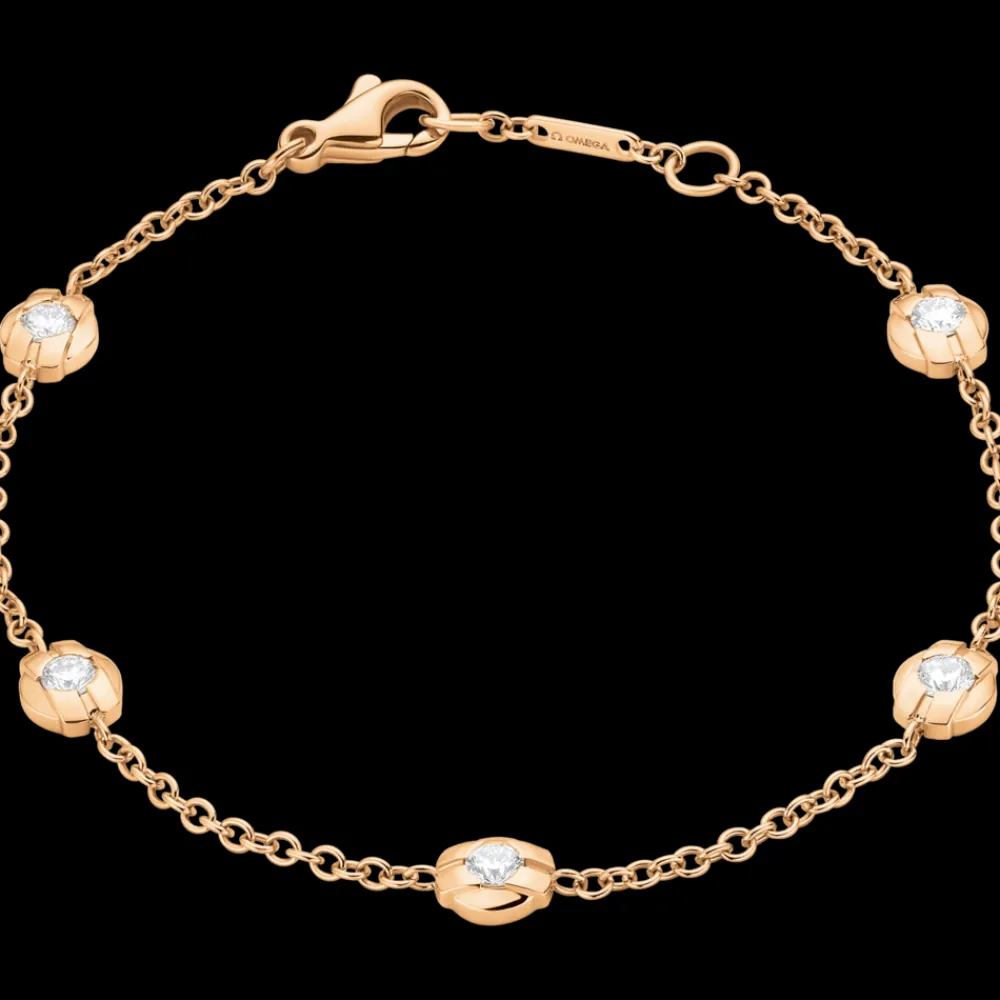 Bracelet, 18k yellow gold, diamonds^OMEGA Outlet