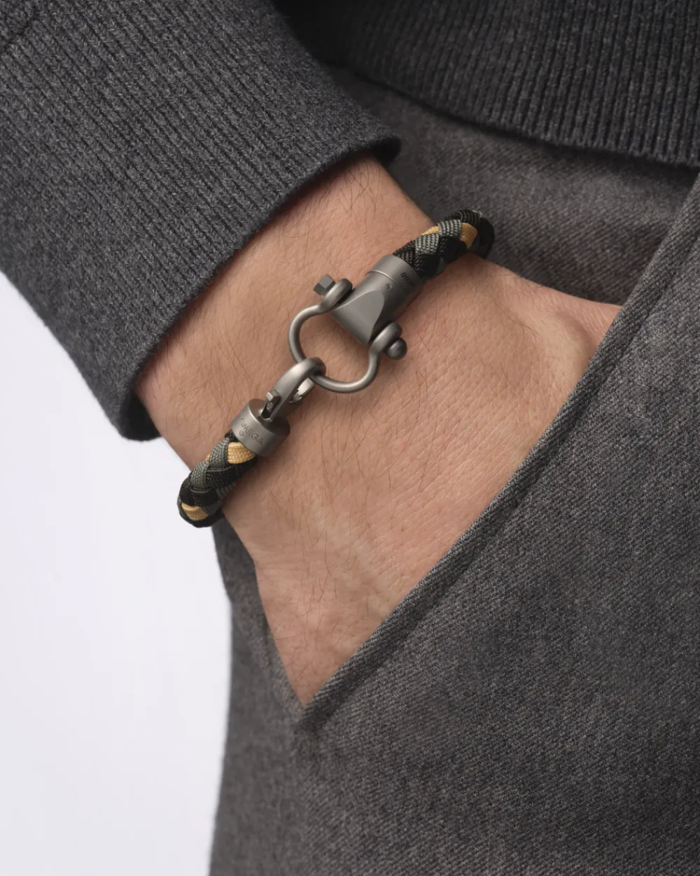 Bracelet, nylon, titanium^OMEGA Hot