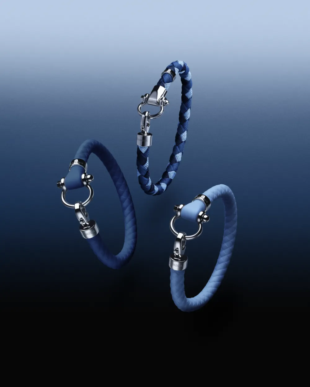 Bracelet, rubber, stainless steel^OMEGA Hot
