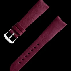 Burgundy vegan strap with pin buckle^OMEGA Hot