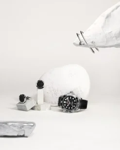 Cufflinks, ceramic, stainless steel^OMEGA Fashion