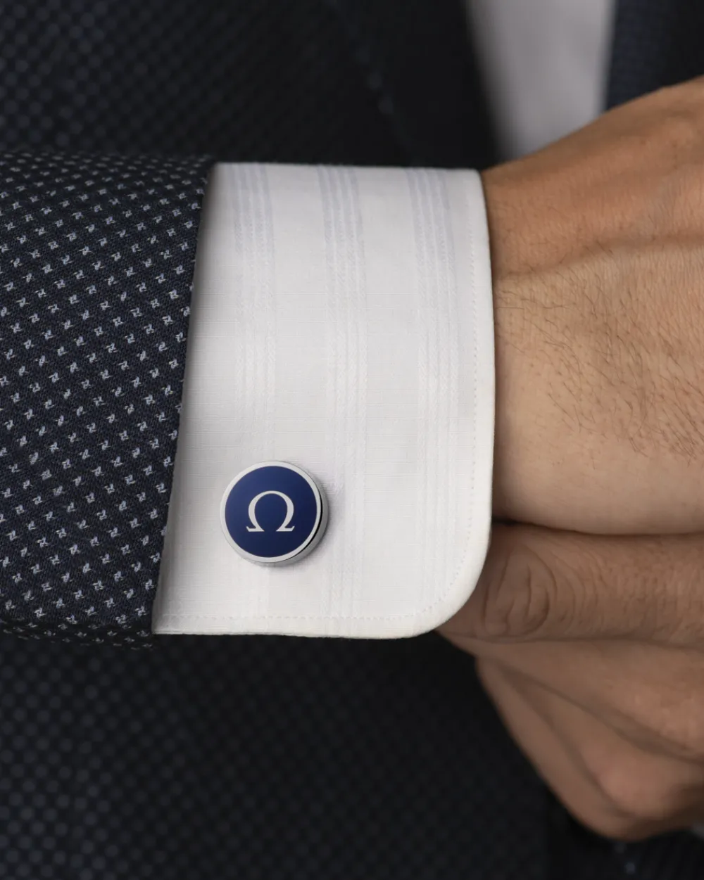Cufflinks, stainless steel^OMEGA Best