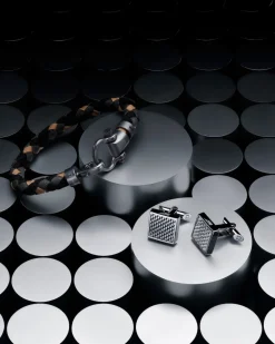 Cufflinks, stainless steel^OMEGA Best