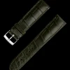 Dark green alligator leather strap with pin buckle^OMEGA New