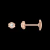 Earring, 18k red gold, diamonds^OMEGA Discount