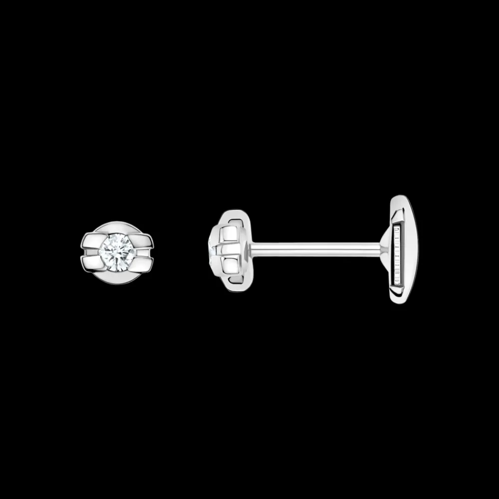 Earring, 18k white gold, diamonds^OMEGA Best