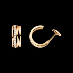 Earring, 18k yellow gold, diamonds^OMEGA Outlet