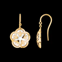 Earring, 18k yellow gold, mother‑of‑pearl^OMEGA Sale
