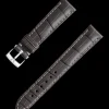 Grey alligator leather strap with pin buckle^OMEGA Sale