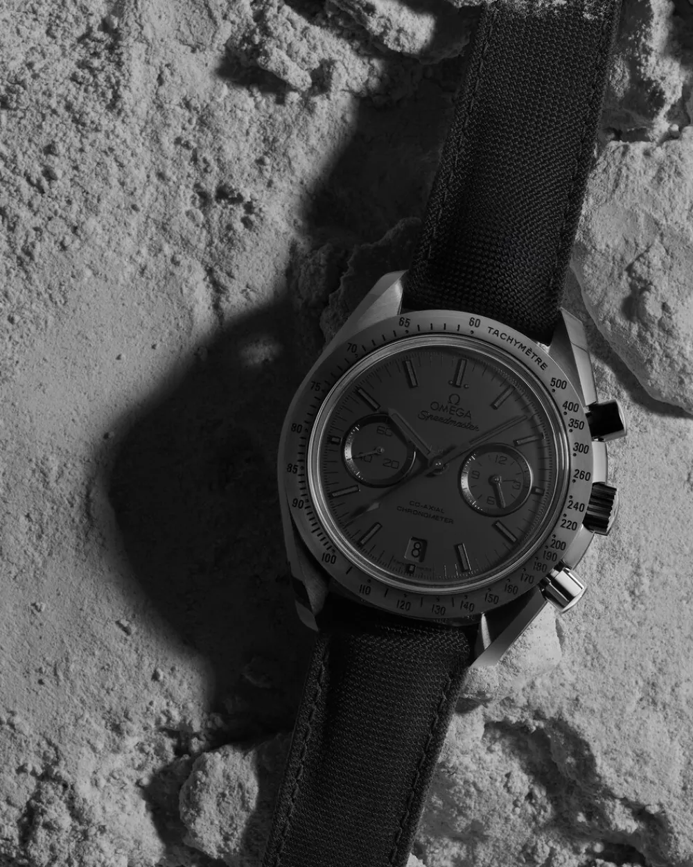 44.25 mm, black ceramic on coated nylon fabric strap^OMEGA Outlet