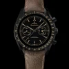44.25 mm, black ceramic on leather strap^OMEGA Online