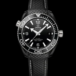 39.5 mm, black ceramic on rubber strap^OMEGA Best