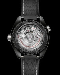 39.5 mm, black ceramic on rubber strap^OMEGA Best