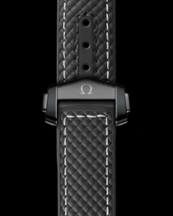 39.5 mm, black ceramic on rubber strap^OMEGA Best