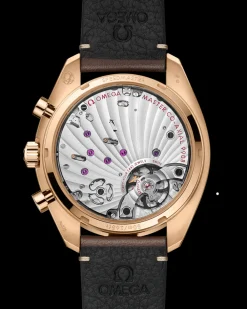 43 mm, Bronze gold on leather strap^OMEGA Hot