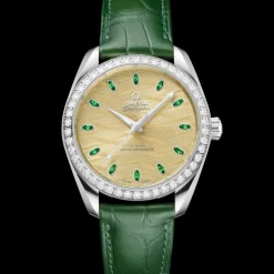 38 mm, Canopus Gold™ on alligator^OMEGA Fashion