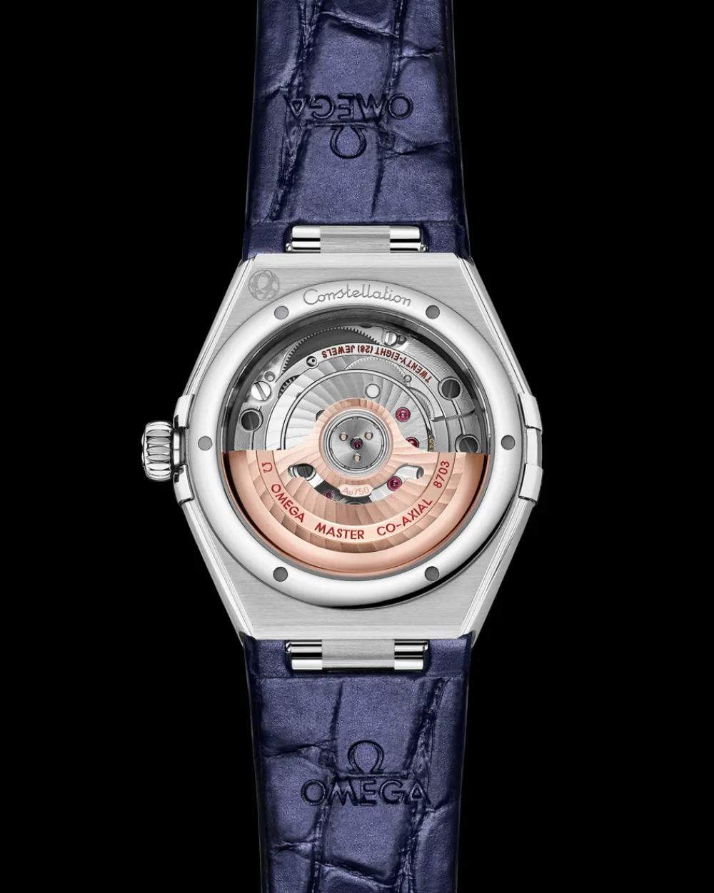 29 mm, Canopus Gold™ on leather strap^OMEGA New
