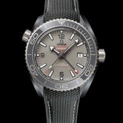 45.5 mm, grey ceramic on rubber strap^OMEGA Hot