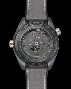 45.5 mm, grey ceramic on rubber strap^OMEGA Hot