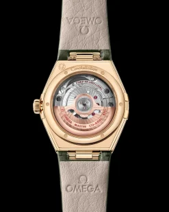 29 mm, Moonshine™ gold on alligator^OMEGA Discount