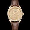 34 mm, Moonshine™ gold on alligator^OMEGA Outlet