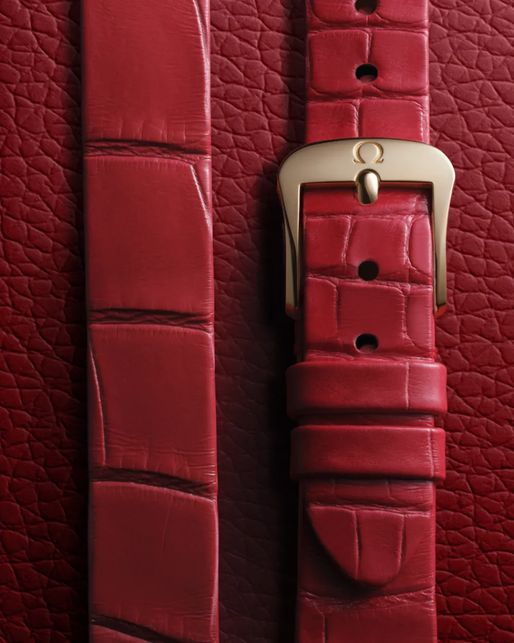 26 mm, Moonshine™ gold on alligator^OMEGA Hot