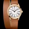 26 mm, Moonshine™ gold on leather strap^OMEGA Outlet