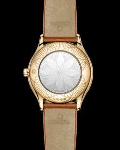 26 mm, Moonshine™ gold on leather strap^OMEGA Outlet