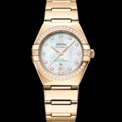 29 mm, Moonshine™ gold on Moonshine™ gold^OMEGA Hot