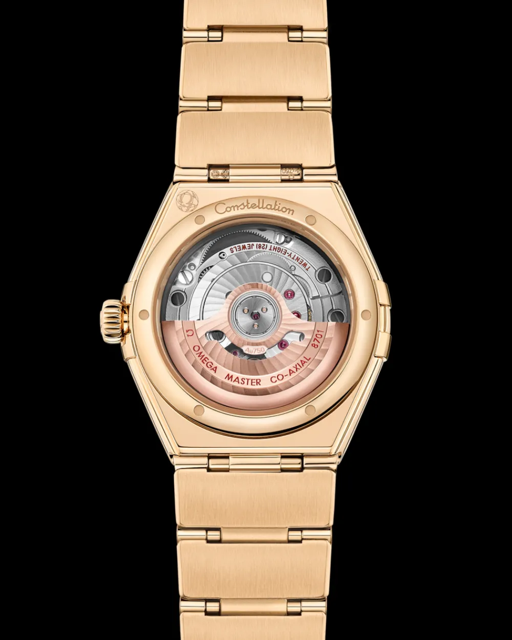 29 mm, Moonshine™ gold on Moonshine™ gold^OMEGA Hot