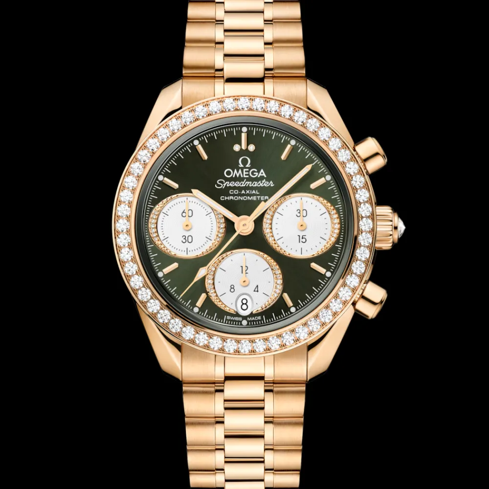 38 mm, Moonshine™ gold on Moonshine™ gold^OMEGA Fashion