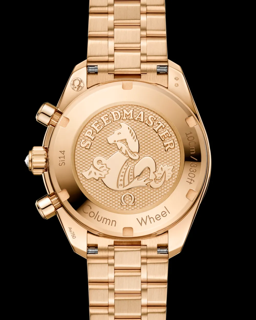 38 mm, Moonshine™ gold on Moonshine™ gold^OMEGA Fashion