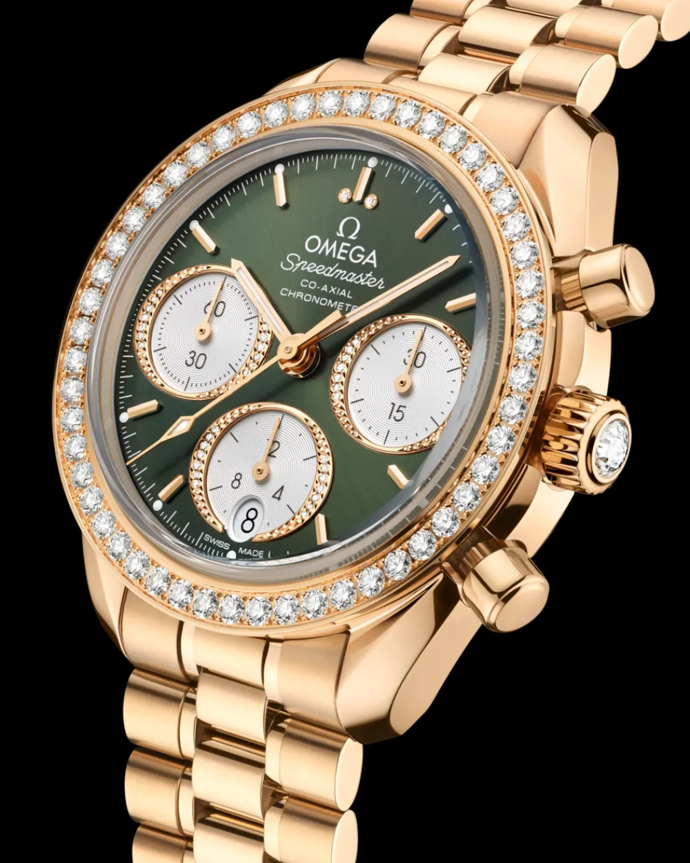 38 mm, Moonshine™ gold on Moonshine™ gold^OMEGA Fashion