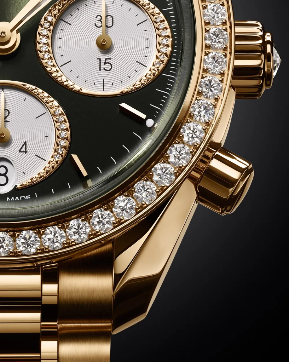 38 mm, Moonshine™ gold on Moonshine™ gold^OMEGA Fashion