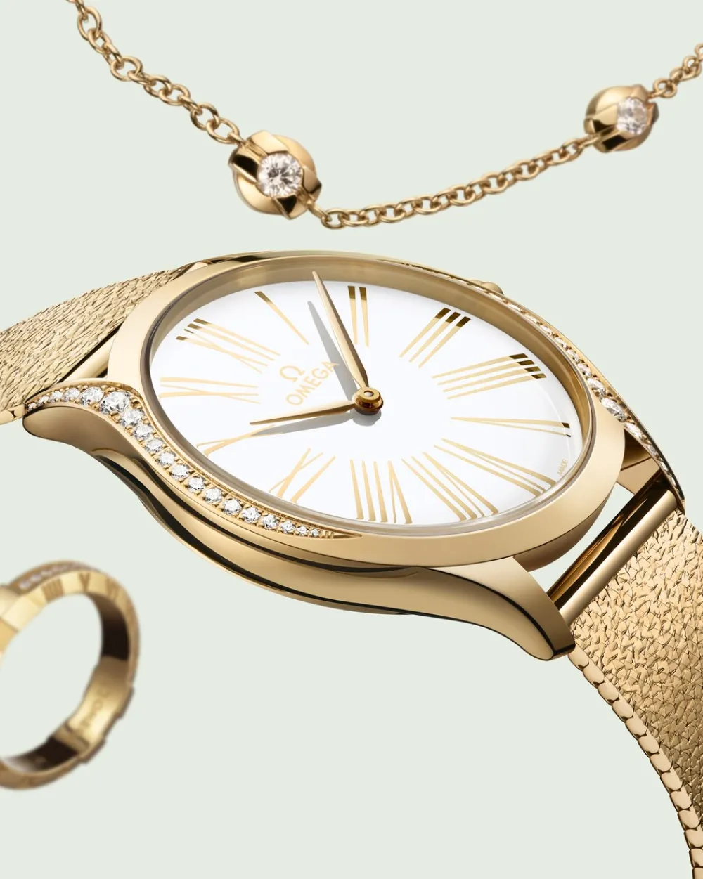 36 mm, Moonshine™ gold on Moonshine™ gold^OMEGA Hot