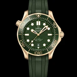 42 mm, Moonshine™ gold on rubber strap^OMEGA Outlet
