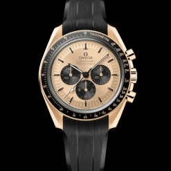 42 mm, Moonshine™ gold on rubber strap^OMEGA Clearance
