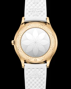 36 mm, Moonshine™ gold on rubber strap^OMEGA Outlet