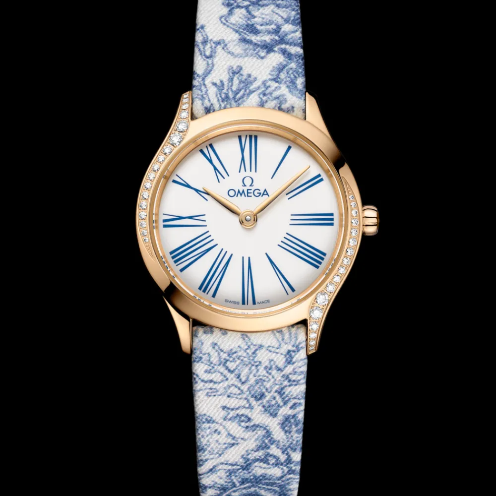 26 mm, Moonshine™ gold on toile de jouy^OMEGA Online