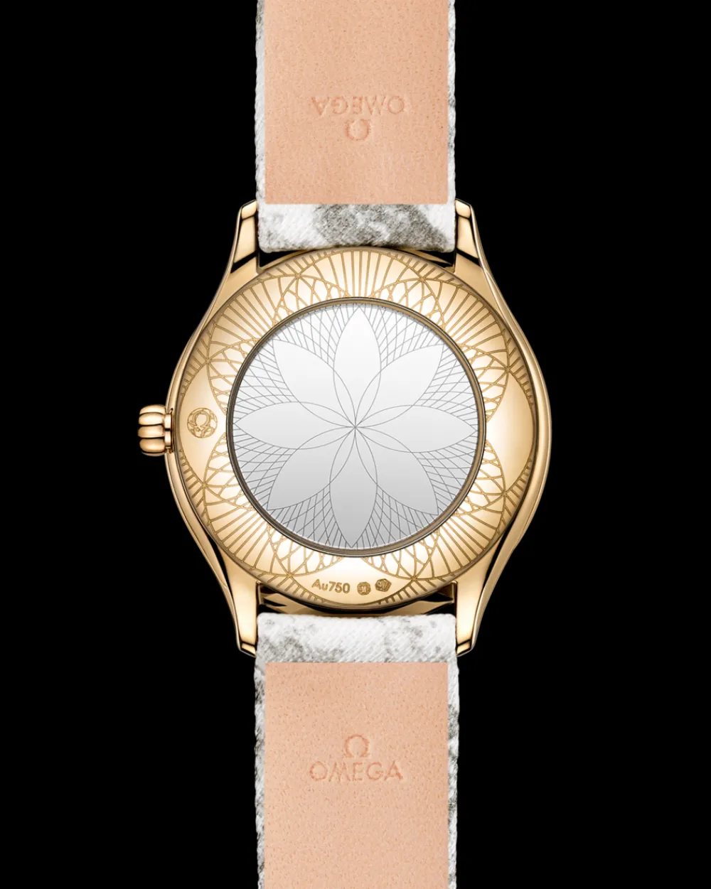 26 mm, Moonshine™ gold on toile de jouy^OMEGA Fashion
