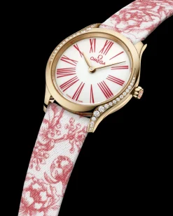 26 mm, Moonshine™ gold on toile de jouy^OMEGA Hot