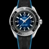 45.5 mm, O‑MEGASTEEL on rubber strap^OMEGA Discount