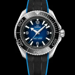 45.5 mm, O‑MEGASTEEL on rubber strap^OMEGA Discount