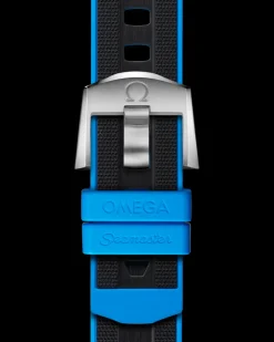 45.5 mm, O‑MEGASTEEL on rubber strap^OMEGA Discount