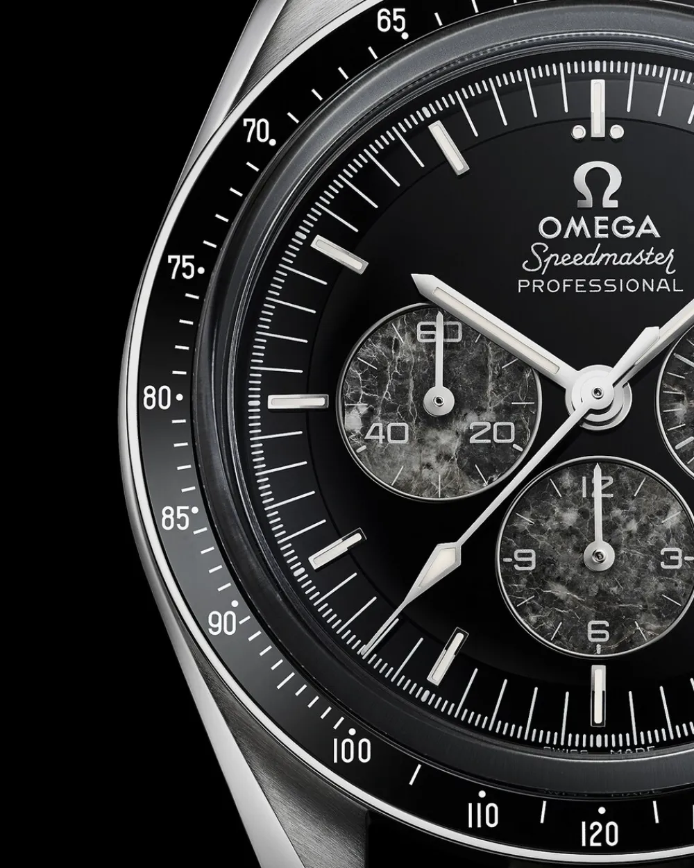 42 mm, platinum on leather strap^OMEGA Clearance