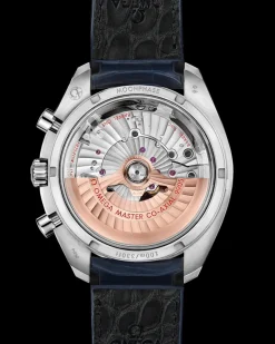 44.25 mm, platinum on leather strap^OMEGA Clearance