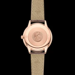 30 mm, Sedna™ gold on leather strap^OMEGA Best