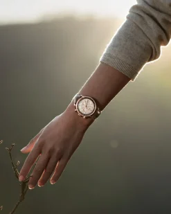 38 mm, Sedna™ gold on leather strap^OMEGA Discount