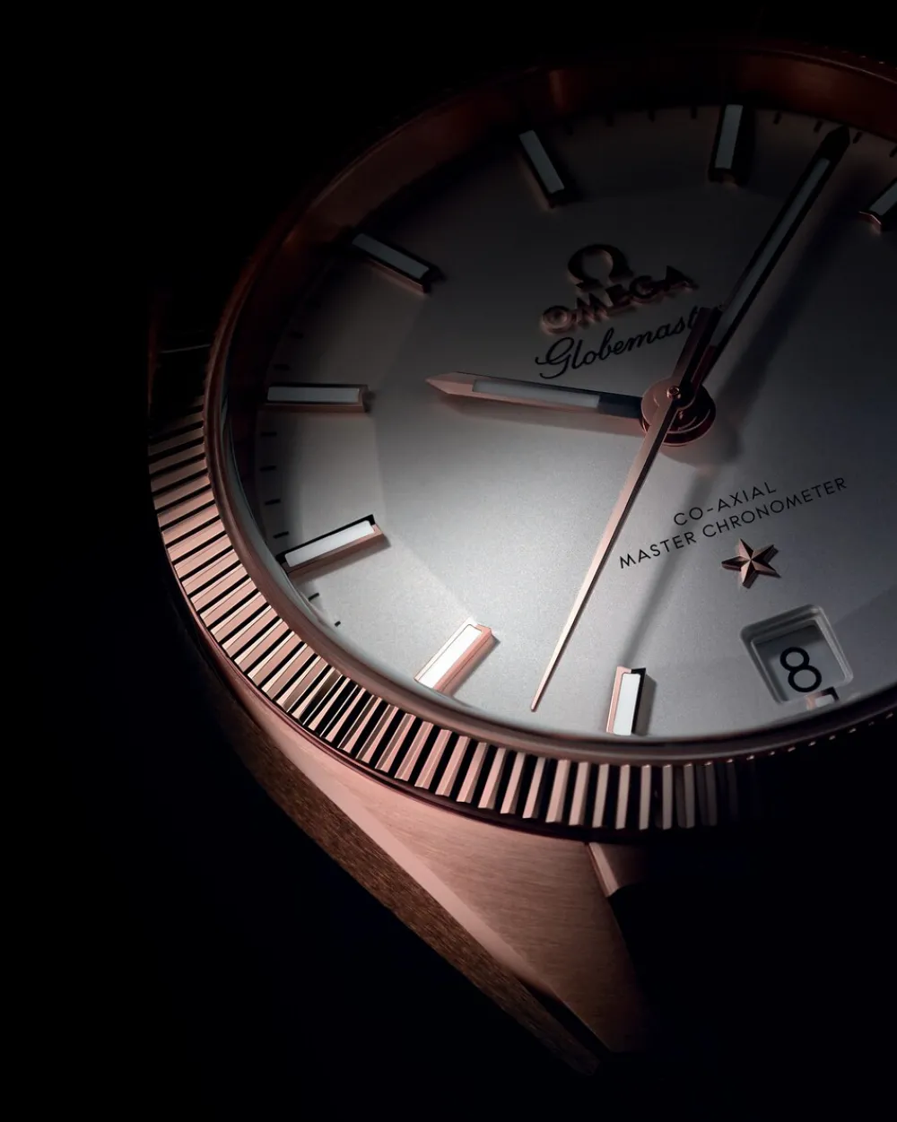 39 mm, Sedna™ gold on leather strap^OMEGA Discount